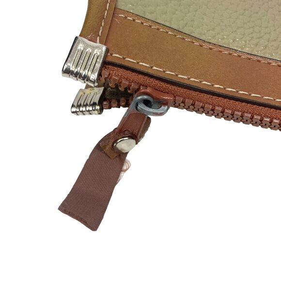 VTG Dooney & Bourke -Taupe -All-Weather -Leather Crossbody Bag/Handbag/Purse USA - Picture 9 of 16